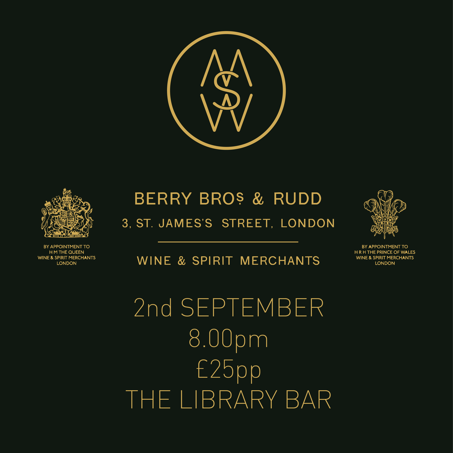 MWS - Berry Brothers & Rudd - 2nd September